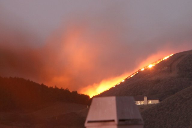 Rosa Fire: October 23-24, 2007