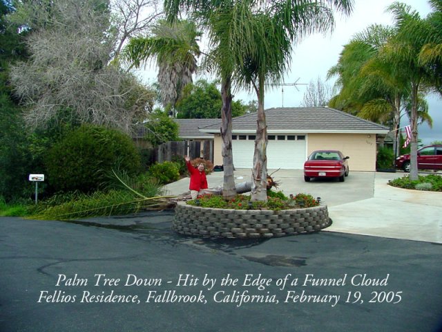 Tornados Tear Through Fallbrook, Rainbow and Temecula: February 19, 2005