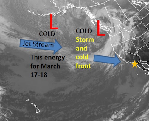 Developing winter storm