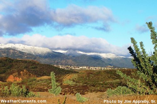 Snow over Horsethief Canyon Ranch