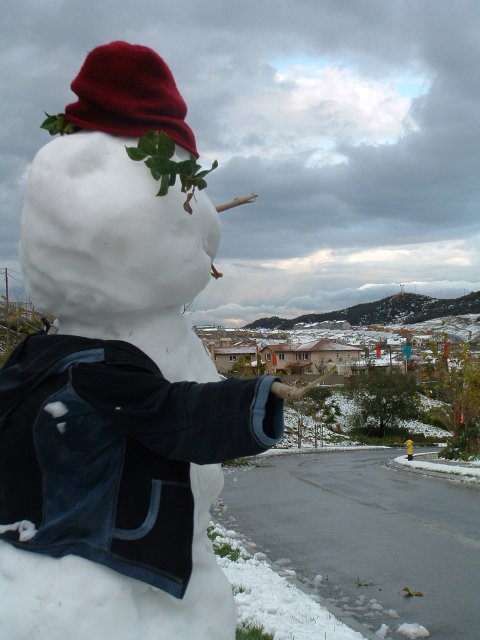 Temecula Valley Snowfall: November 21, 2004