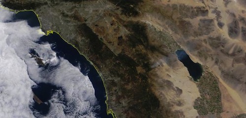 Smoke plume of Eagle Fire