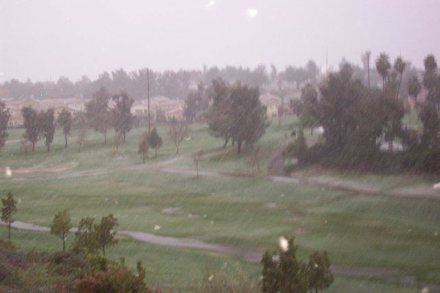 Temecula Valley Snowfall: November 21, 2004