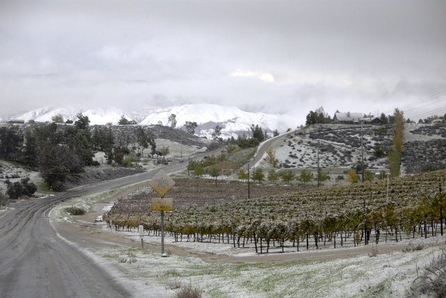 Temecula Valley Snowfall: November 21, 2004