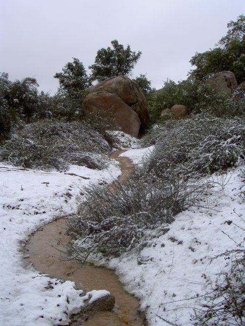 Temecula Valley Snowfall: November 21, 2004