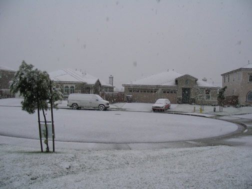 Temecula Valley Snowfall: November 21, 2004