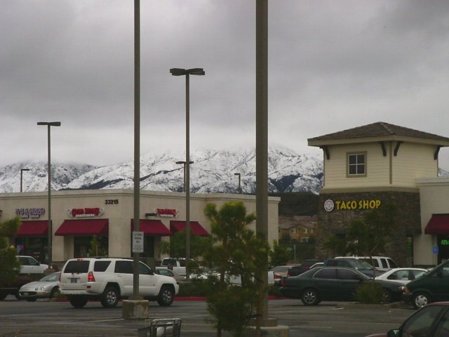 Temecula Valley Snowfall: November 21, 2004