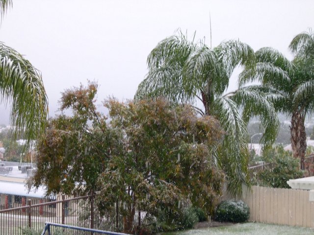 Temecula Valley Snowfall: November 21, 2004