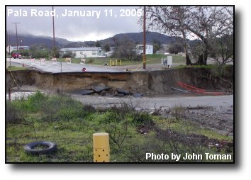 Pechanga Creek Flood Waters