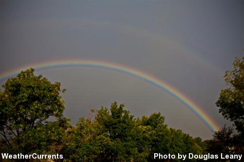 Rainbow following stormy weather